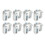 16Pcs Truck Bed Cap Topper Mount Clamps Camper 6