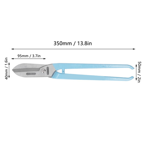 14 Inch Tin Snips, Straight Cut, 1