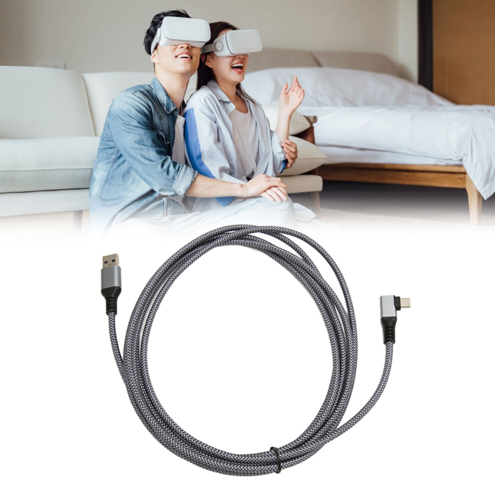 Nylon Braided 3M Vr Link Cable For Quest 2 & Pc, Fast Charging & Data Transfer 4651331977255