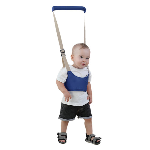 Baby Walking Harness Navy Blue, Adjustable, Breathable, 6-24 Months 1