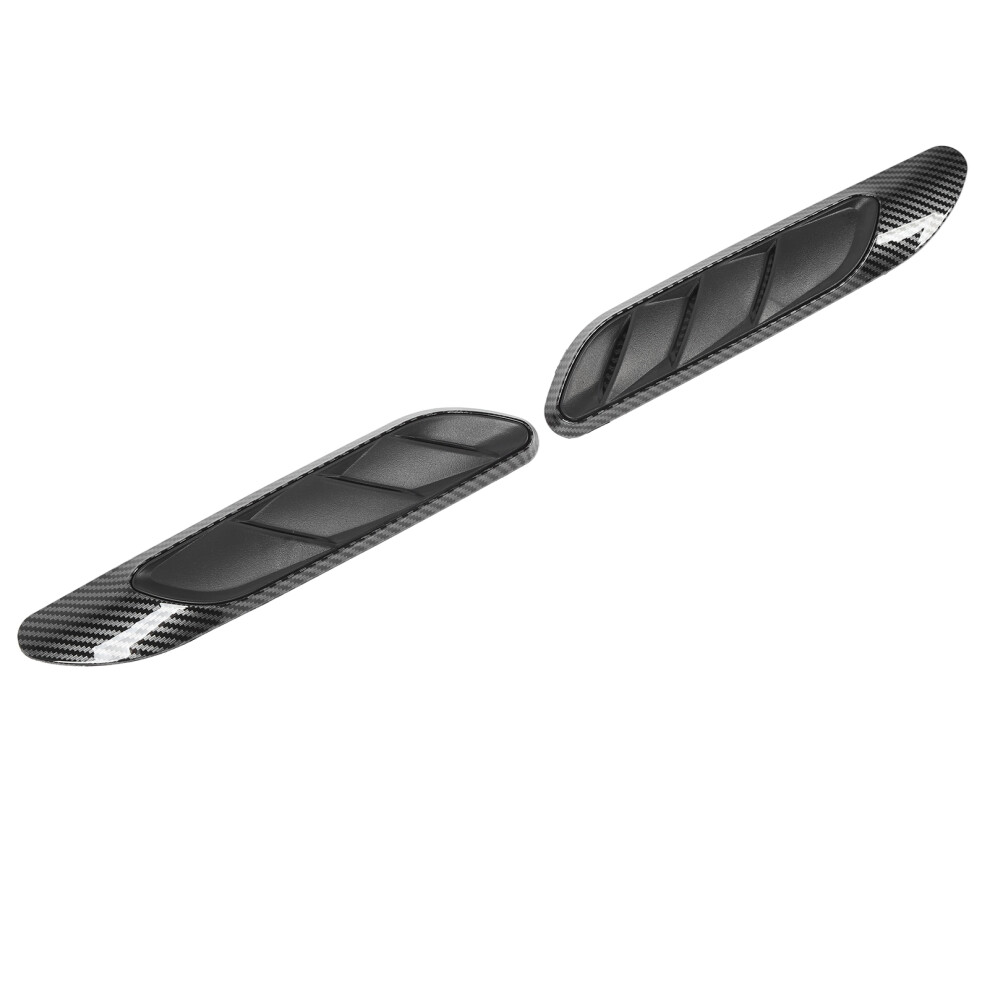 Pair Carbon Fiber Style Mudguard Air Vent Cover For CâClass W206 2022+ 8351331982698