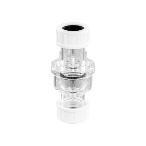 McAlpine McAlpine TUN5-CL Tunvalve Straight Through (Clear)