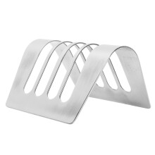 Stainless Steel Toast Rack 2 Slots Easy Clean Vintage Rustproof 4.84x3.03in