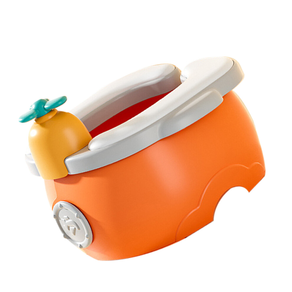 Children Folding Portable Toilet Seat, Leakproof, Orange