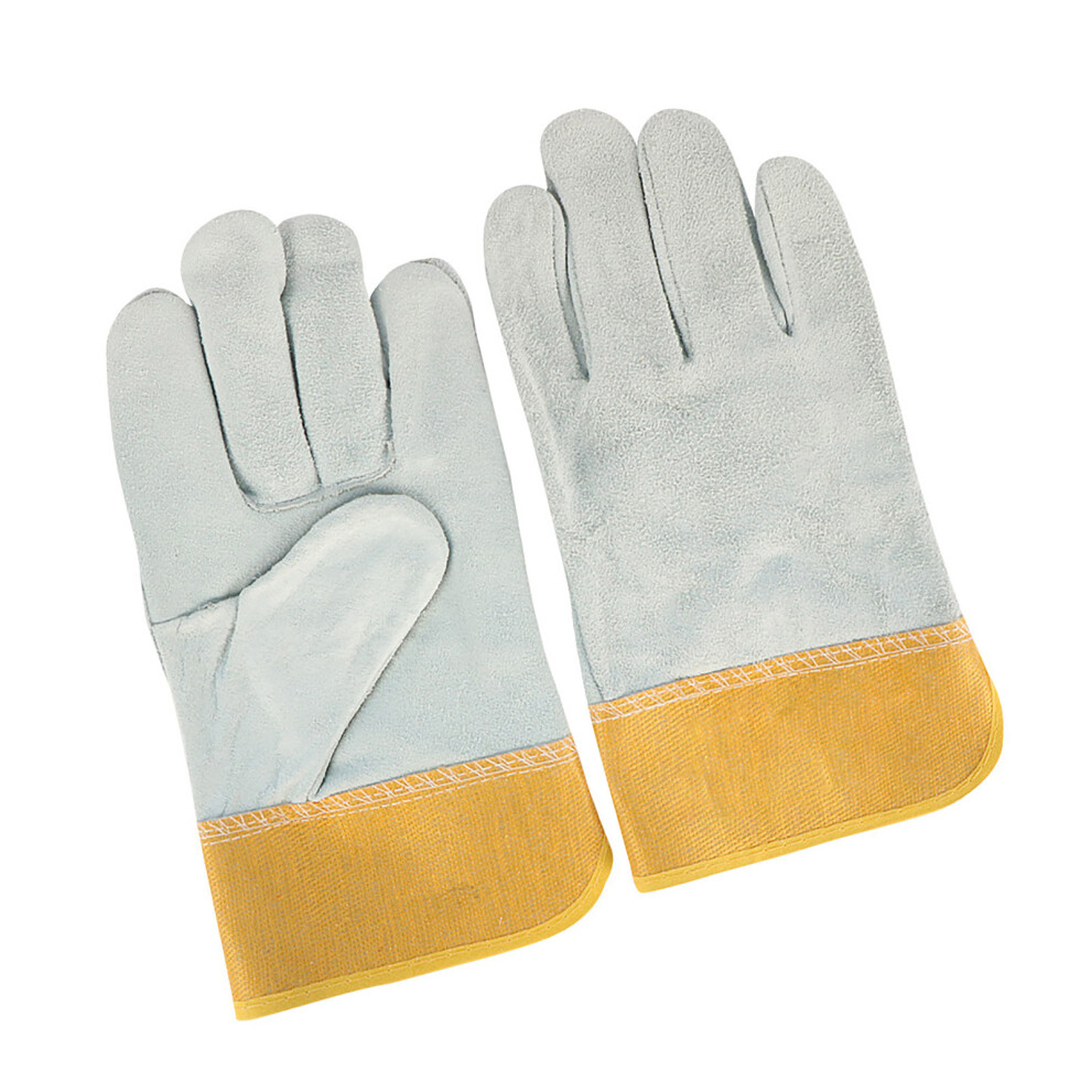 Cowhide Welding Gloves Fireproof Heat Resistant Waterproof Work Gloves 27Cm 8061331987677