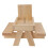 Blue Squirrel Feeder Table Pine Wood 19.4oz 13