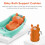 Orange Pig Baby Bath Support Pillow - Soft Spine 5