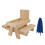 Blue Squirrel Feeder Table Pine Wood 19.4oz 15