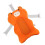 Orange Pig Baby Bath Support Pillow - Soft Spine 15