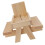 Blue Squirrel Feeder Table Pine Wood 19.4oz 10