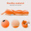 Orange Pig Baby Bath Support Pillow - Soft Spine 3