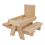 Blue Squirrel Feeder Table Pine Wood 19.4oz 14