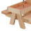 Blue Squirrel Feeder Table Pine Wood 19.4oz 11