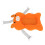 Orange Pig Baby Bath Support Pillow - Soft Spine 1
