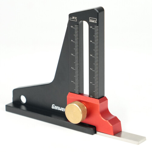 Tablesaw Depth Measuring Ruler with Aluminum Alloy Construction 2