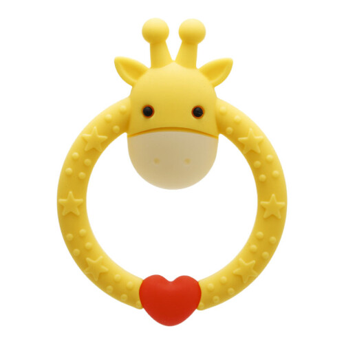 Cartoon Giraffe Teething Toy for Infants - Soft Safe Easy Clean 1