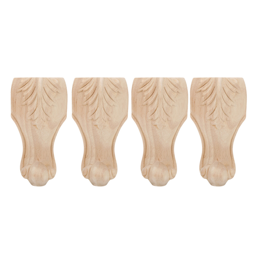 4Pcs Carved Cabinet Feet Sofa Closet Coffee Table 9121376139949