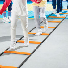 Agility Ladder Spring Steel 8 Rungs for Kids Speed & Coordination