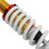 90-250cc Black Shock Absorber 380mm CNC Aluminum 8
