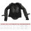 Motorcycle Protective Jacket Black Full Body XL 2