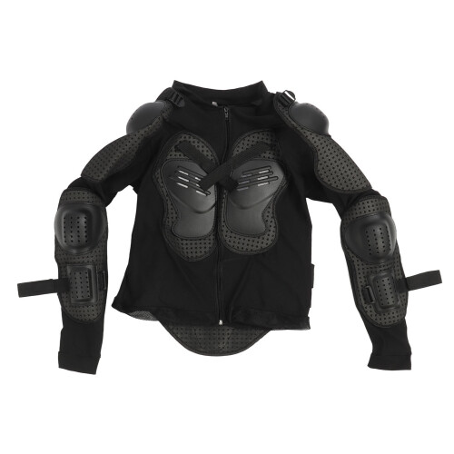 Motorcycle Protective Jacket Black Full Body XL 2