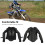Motorcycle Protective Jacket Black Full Body XL 7