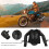Motorcycle Protective Jacket Black Full Body XL 4
