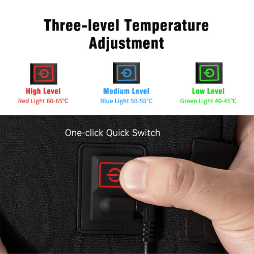 Waterproof Heated Handlebar Mittens Powered by Power Bank 1