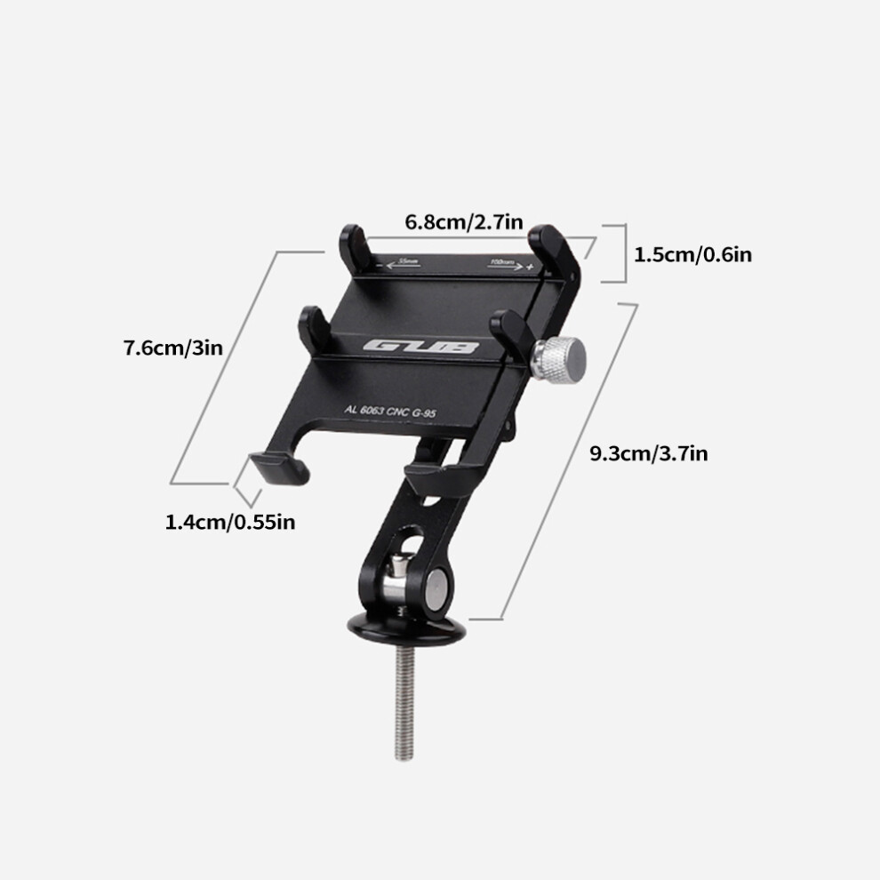 Aluminum Alloy Bike Phone Mount 360 Rotate Clamp For Smartphones 5011331994666
