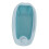 Foldable Heart Shaped Infant Bath Holder - Blue Ergonomic Design 2