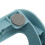 Foldable Heart Shaped Infant Bath Holder - Blue Ergonomic Design 8