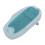 Foldable Heart Shaped Infant Bath Holder - Blue Ergonomic Design 1