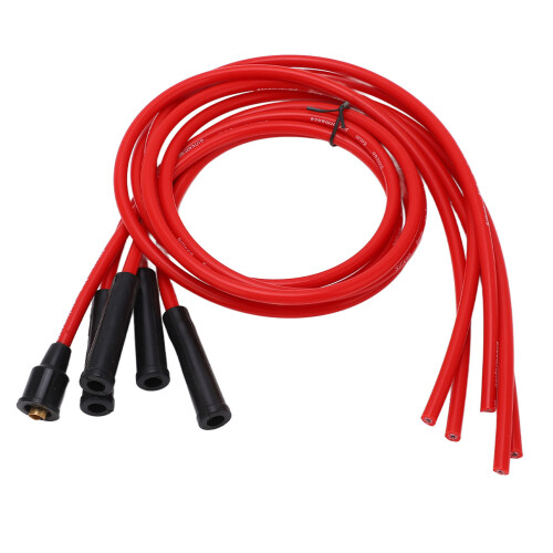 Spark Plug Ignition Wire Set Red High Performance 1
