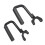 Car Front Grab Handles Bar Black Powder Coated 4