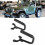 Car Front Grab Handles Bar Black Powder Coated 12