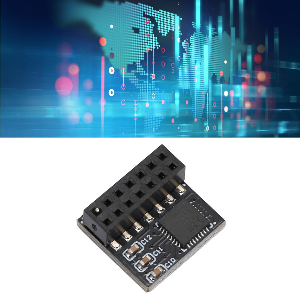 Tpm 2.0 Spi Module 14Pin For Motherboard Ddr4 0.6In Wide 4641332003534