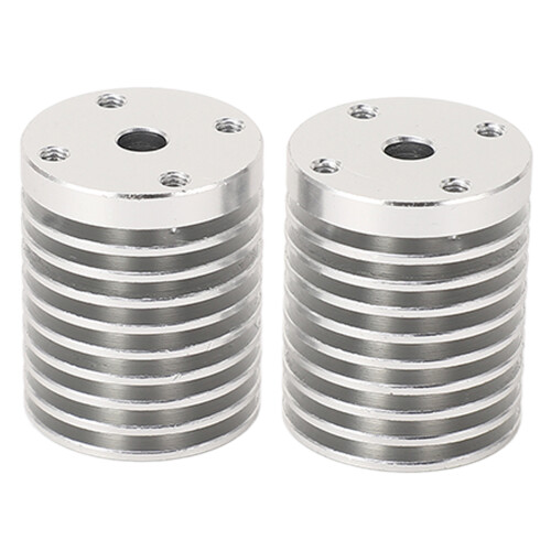 2Pcs Aluminum Hotend Heatsinks for Voron 0.1/0.2 3D Printer, M7 Thread 2