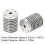 2Pcs Aluminum Hotend Heatsinks for Voron 0.1/0.2 3D Printer, M7 Thread 2