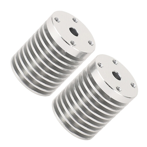 2Pcs Aluminum Hotend Heatsinks for Voron 0.1/0.2 3D Printer, M7 Thread