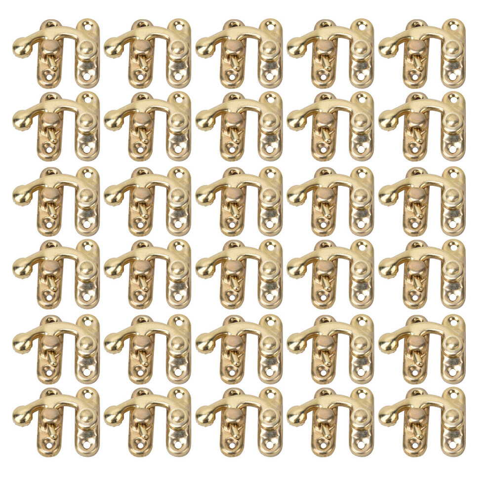 30 Pcs Hasp Hook Retro Style Iron Latch Hook Hasp 9121376142741
