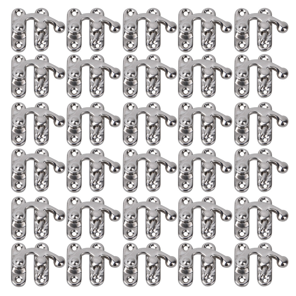 30 Pcs Hasp Hook Retro Style Iron Latch Hook Hasp 9121376142826