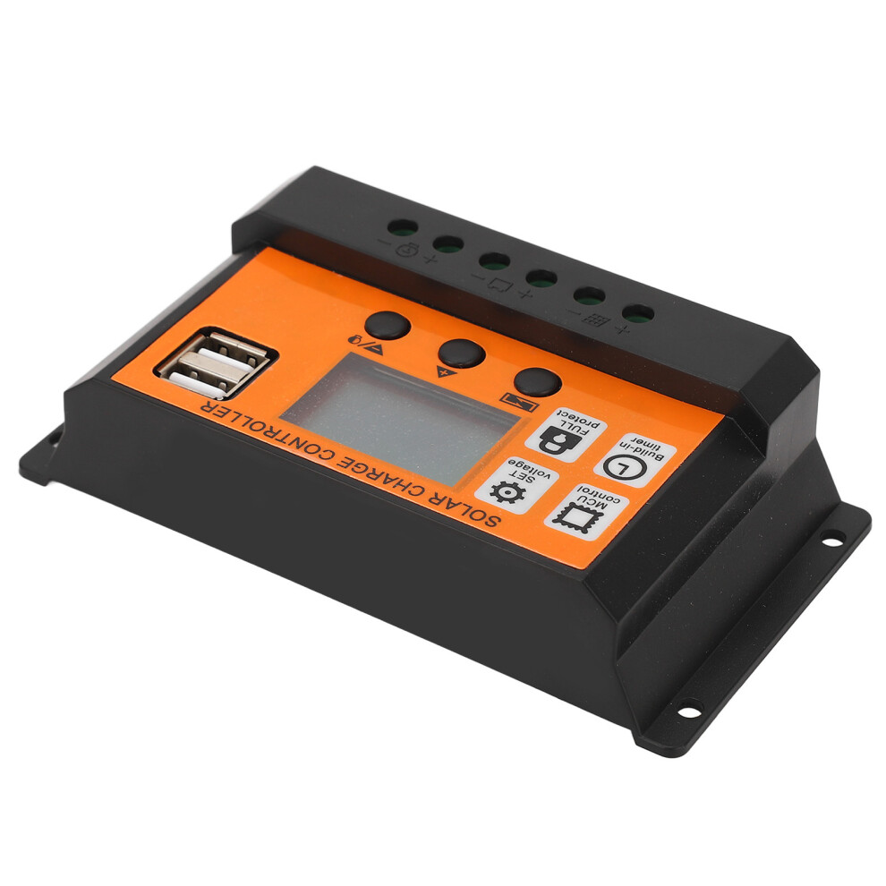Solar Charge Controller 12V/24V 10A Lcd Display, Usb Output 3401332009827