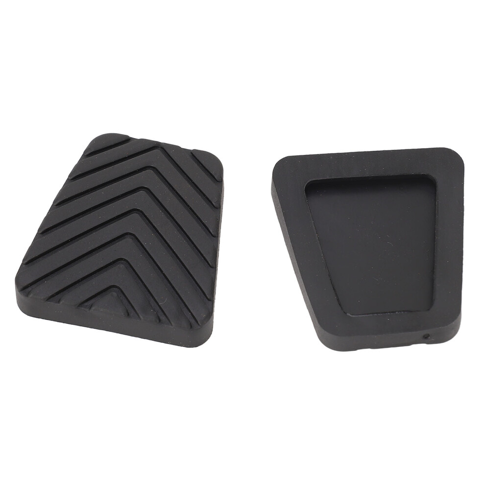 Textured Rubber Brake Clutch Pedal Pad Set For Mitsubishi Mirage Eclipse 3000Gt 7691332010411