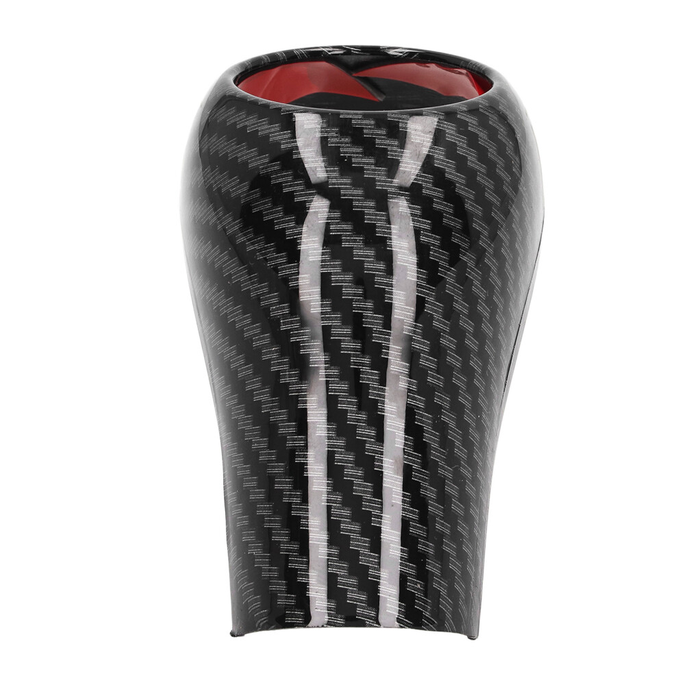 Gear Shifting Lever Knob Cover Carbon Fiber Style 9121376143731