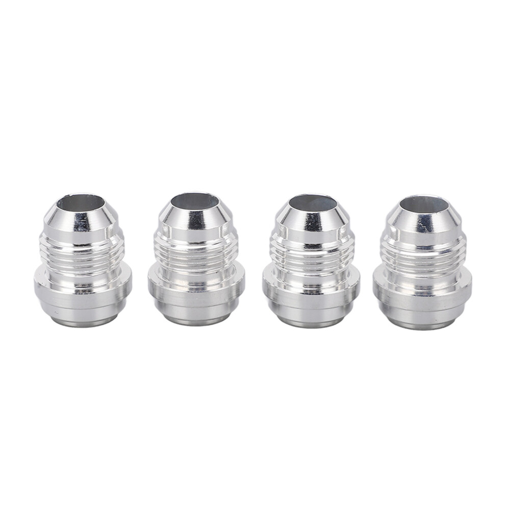 4Pcs An8 3/4In Male Thread Billet Aluminum Alloy 9121376143205