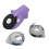Mini Portable Embossing Label Maker - Ergonomic Handheld, Purple 16