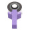 Mini Portable Embossing Label Maker - Ergonomic Handheld, Purple 1