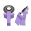 Mini Portable Embossing Label Maker - Ergonomic Handheld, Purple 6
