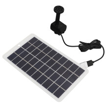 4W 5V Solar Fountain Pump for Garden Patio, 120L/h Water Flow