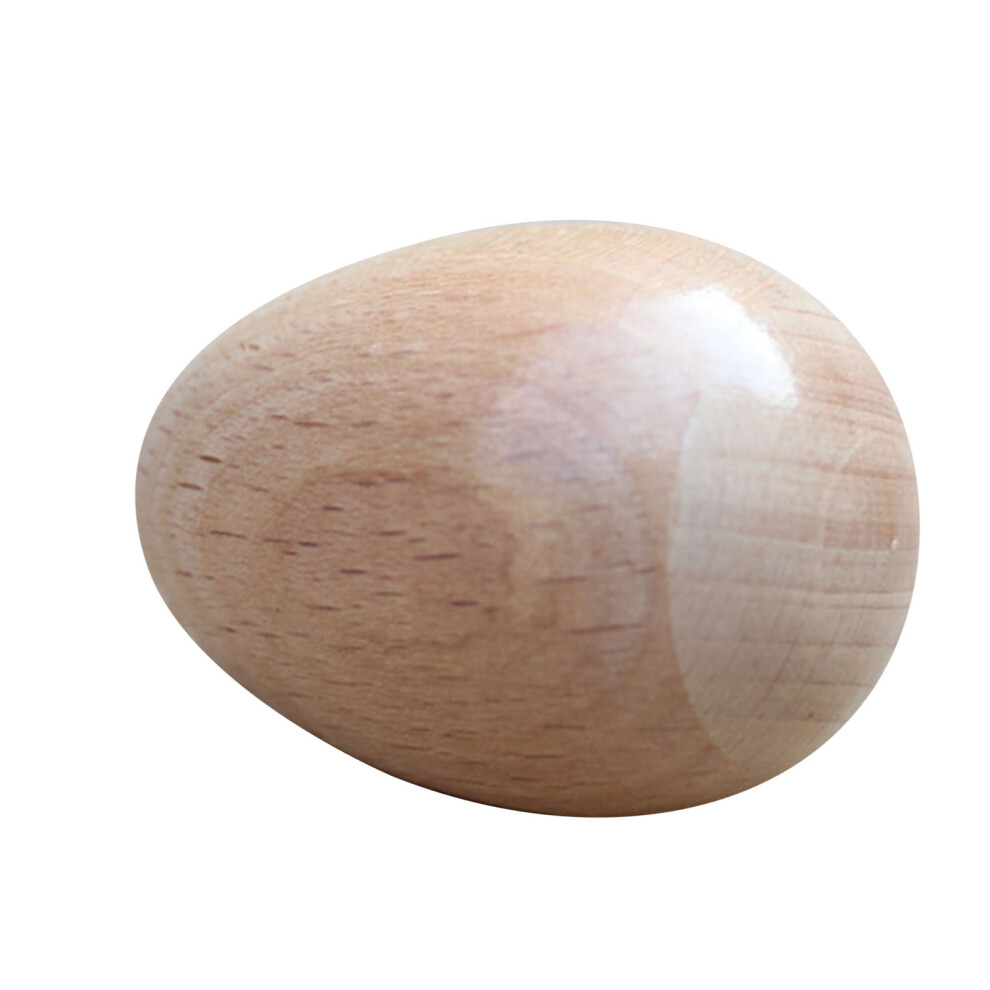 Wooden Sand Egg Maracas Rattles Hand Percussion Musical Toy for Kids
